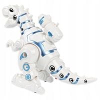 DUŻY DINOZAUR INTERAKTYWNY ROBOT TREX CHODZI RYCZY ŚWIECI +ZIEJE DLA DZIECI