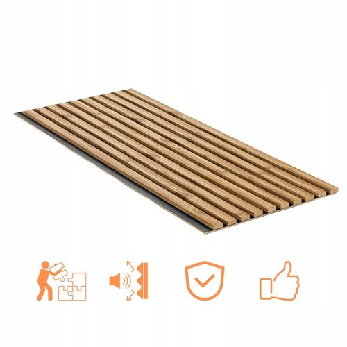 Lamele na Płycie Ścienne 135x46 Panele Dekoracyjne PREMIUM DĄB Różne Kolory na Arena.pl