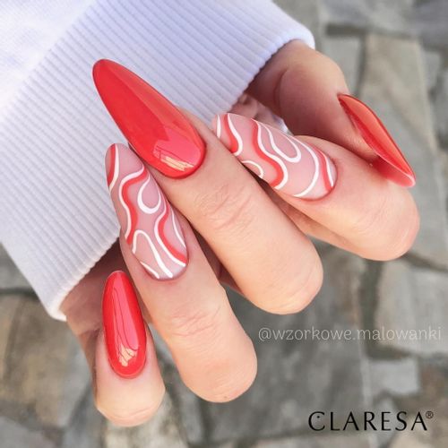 CLARESA LAKIER HYBRYDOWY RED 404 na Arena.pl