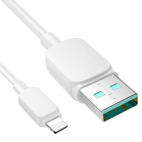 kabel przewód do iphone lightning - usb 2.4a 1.2m biały na Arena.pl