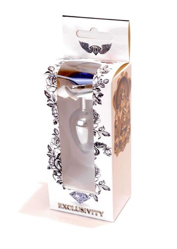 Plug-Jewellery Silver  Heart Plug- Dark Blue na Arena.pl