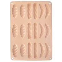 Forma do ciastek i pralin silikonowa beżowa 33x24,5x1 cm