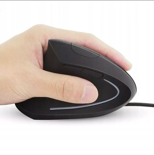 MYSZKA Pionowa Wertykalna MYSZ Ergonomiczna Przewodowa USB Cicha Zenwire na Arena.pl