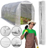 SAMA FOLIA ZAMIENNA POSZYCIE TUNEL FOLIOWY OGRODOWY 4x2,5X2 10m² BIAŁA