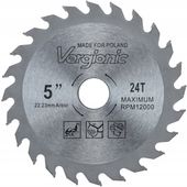 TARCZA WIDIOWA DO DREWNA 125 x 22,2 mm 24T Vergionic