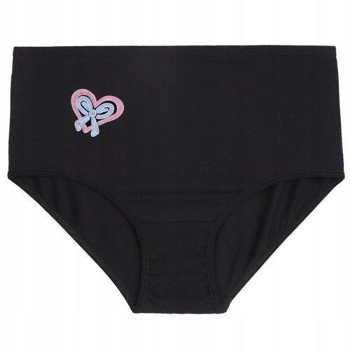 3x Figi Majtki Damskie Maxi Bikini Wysoki Stan Maxi Czarne MORAJ 3XL na Arena.pl