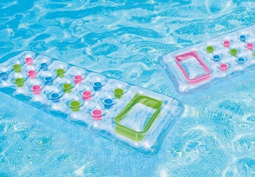 INTEX MATERAC DMUCHANY MŁODZIEŻOWY NA BASEN PLAŻOWY DO WODY 188CM RÓŻOWY na Arena.pl