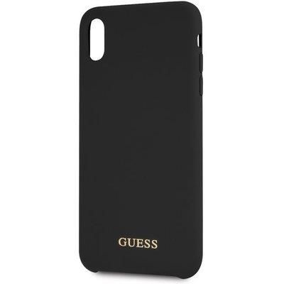 Etui Guess Silicone do iPhone Xs Max (czarne) na Arena.pl