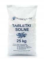 WANEKS BIS TABLETKI SOLNE SÓL DO ZMIĘKCZACZA WODY UZDATNIACZA NaCl 25KG