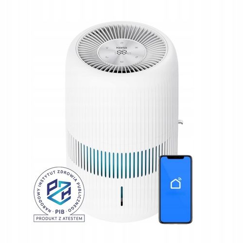 Nawilżacz ewaporacyjny Klarta Humea Grande WiFi White LED 80m² 600 na Arena.pl