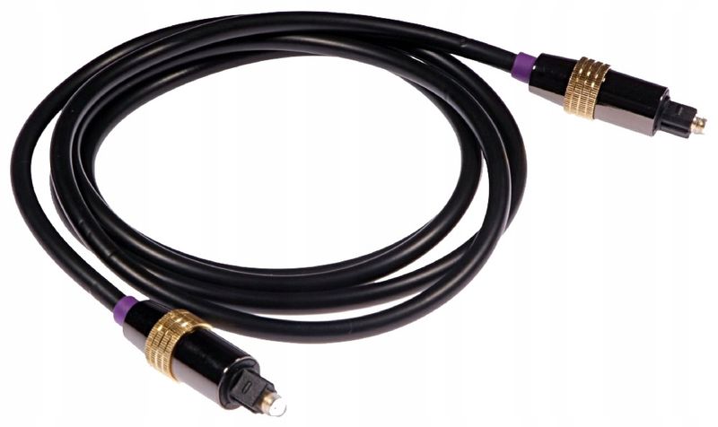 KABEL PRZEWÓD OPTYCZNY TOSLINK T-T 1,5M Miedź HQ zdjęcie 1