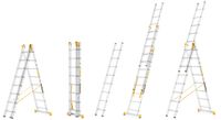 Drabina aluminiowa wielofunkcyjna profesjonalna ALVE FORTE PROFI PLUS 3x8