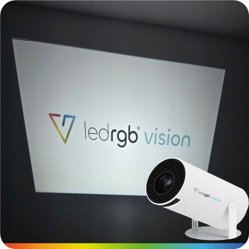 PROJEKTOR RZUTNIK ANDROID TV 4K WIFI FULL HD PRZENOŚNY SMART GŁOŚNIK na Arena.pl