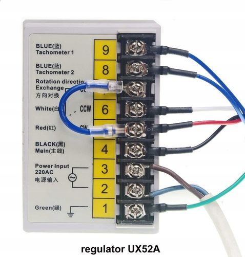 Motoreduktor jednofazowy z regulatorem 12-170 obr./min 15W na Arena.pl