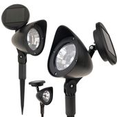 sol0663 lampka solarna ogrodowa led reflektor kierunkowy wbijany z