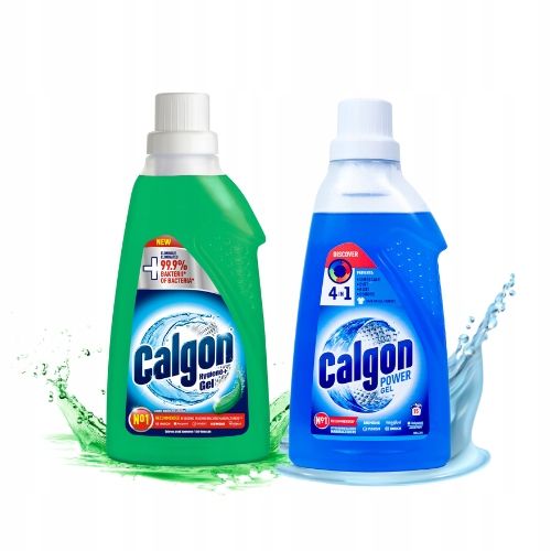 CALGON Zestaw Żel Do Pralki Zmiękczający Wodę Odkamieniacz 2 x 750 ml na Arena.pl