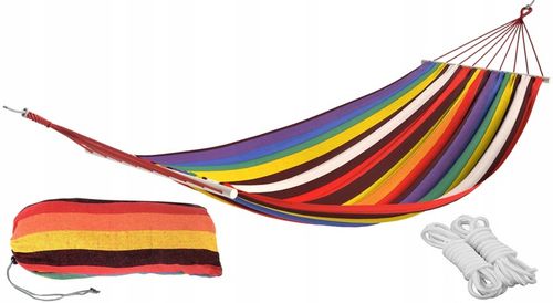 HAMAK OGRODOWY XXXL 290x160CM Z DRĄŻKIEM + TORBA na Arena.pl