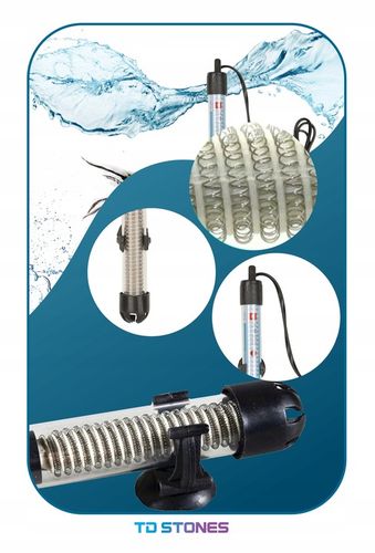 GRZAŁKA DO AKWARIUM 100W Z TERMOSTATEM WYDAJNA AKWARIUM 50-100L na Arena.pl