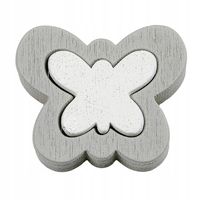 Drewniane scrapki MOTYL 2-części 20x25mm 1szt.