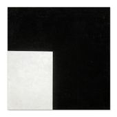 Obraz na płótnie abstrakcja czarno szara 80x80 cm