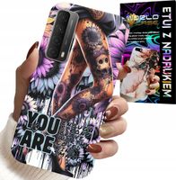 ETUI DO HUAWEI P SMART 2021 - KOBIECE WZORY YOU ARE KOBIETA Z TATUAŻEM