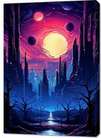 Obraz 70x100cm Gwieździste Miasto