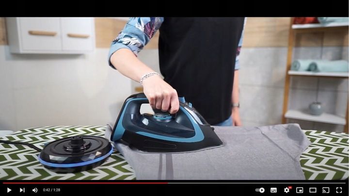 Żelazko parowe BEZPRZEWODOWE LED First Austria RED zdjęcie 10