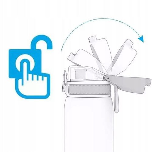 BIDON BUTELKA SPORTOWA NA WODĘ ION8 BLUE NIEBIESKI Z ATESTEM 500 ml / 0,5 l na Arena.pl