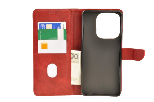Etui portfel Wallet do Oppo A5x czerwony na Arena.pl