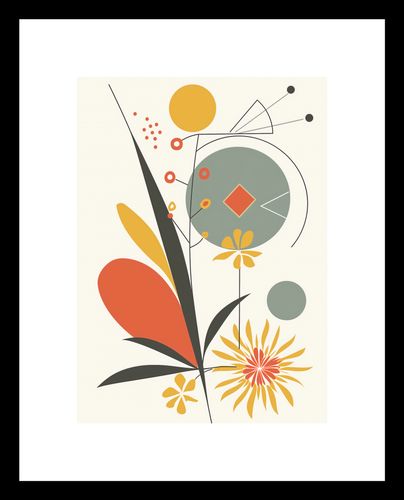 Plakat 13x18cm Geometryczny Ogród na Arena.pl