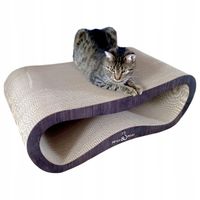 Drapak dla kota LEON | brązowy 40 cm |78x28x40 cm | MruuPruu