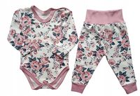 Komplet body + spodnie bezuciskowe rozmiar 56 dużo wzorów