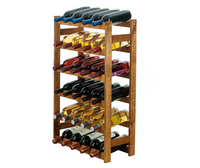 Emaga Drewniany regał na wino RW-1 /30 butelek/ Olcha