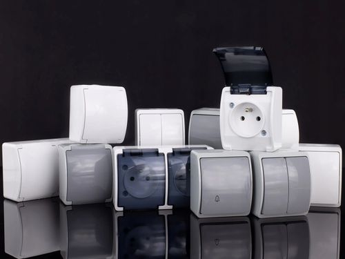 Koala gniazd podwójne 2x2P+Z natynkowe białe z klapką 162-51 na Arena.pl