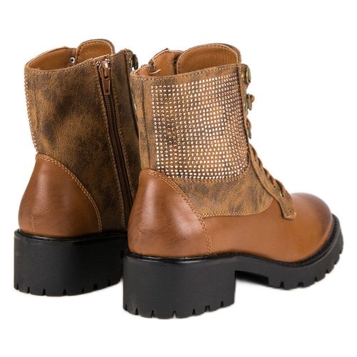 Sznurowane Workery Na Platformie r.40 na Arena.pl