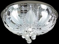 Pałacowa lampa sufitowa DRS7632 8C glamour crystal chrom
