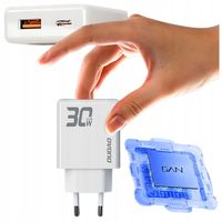 SZYBKA ŁADOWARKA DO TELEFONU PD 30W ŁADOWARKA SIECIOWA USB-C / USB-A QC 3.0