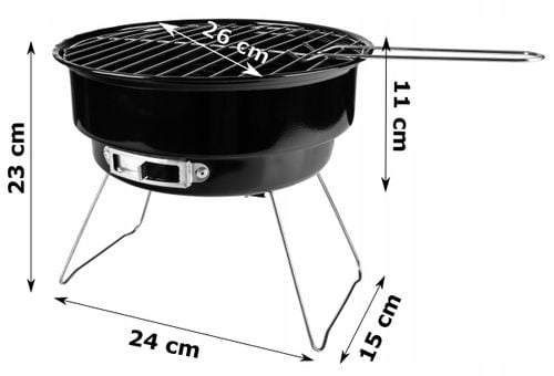 grill turystyczny przenośny torba easy bbq pako gq2 na Arena.pl