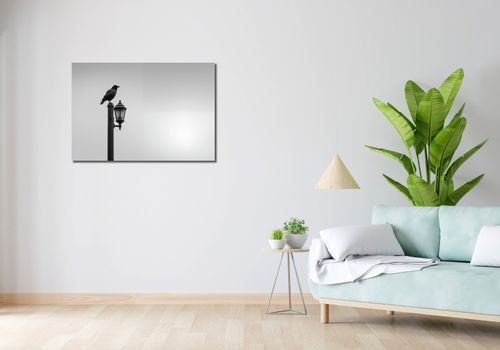 Obraz 90x60cm Samotny Postój Kruka na Arena.pl