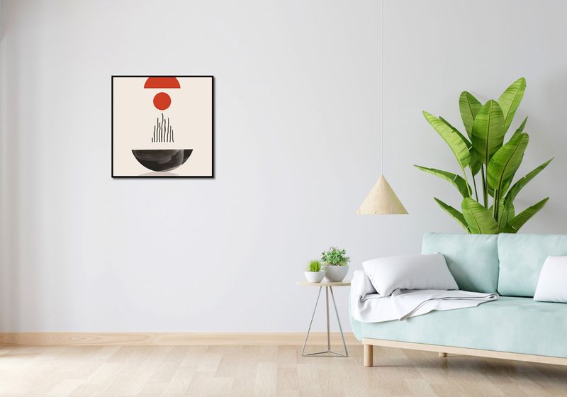 Plakat 60x60cm Półokrągła Forma zdjęcie 4