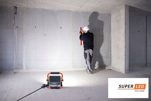 Halogen LED Budowlany 150W 16500lm Uchwyt Przenośny przewód 230V z na Arena.pl