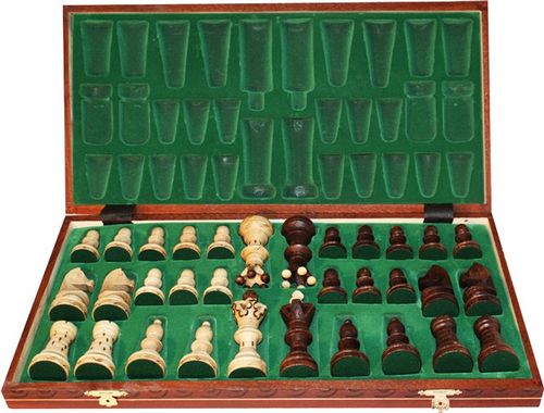 SZACHY AMBASADOR ORYGINAŁ 54 x 54 cm PUDEŁKO LUX na Arena.pl