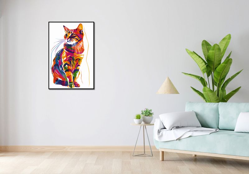 Plakat 61x90,5cm Nasycony Kot zdjęcie 4