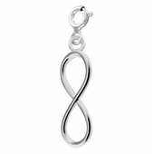 SREBRNY CHARMS ZNAK NIESKOŃCZONOŚCI INFINITY SREBRO PRÓBY 925