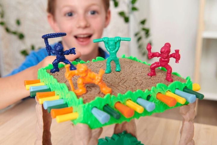 PIASEK KINETYCZNY GRA ZRĘCZNOŚCIOWA RUCHOME PIASKI SINK N' SAND KINETIC zdjęcie 13