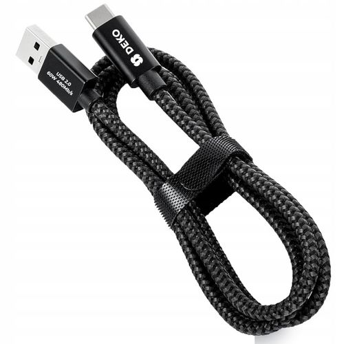 KABEL USB C SZYBKIE ŁADOWANIE DO SAMSUNG ANDROID AUTO DEKO KRÓTKI 0.5M 60W na Arena.pl