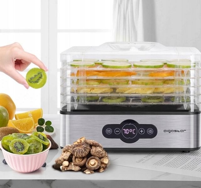 SUSZARKA DO GRZYBÓW WARZYW OWOCÓW ZIÓŁ TIMER 5 SIT zdjęcie 12