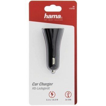 ŁADOWARKA SAMOCHODOWA USB (2XUSB) 12V 3,1A na Arena.pl