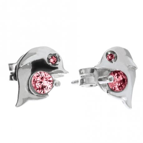 SREBRNE KOLCZYKI DELFINKI SREBRO PRÓBY 925 na Arena.pl