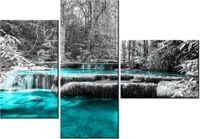 100CM 80 OBRAZ 3 ELEM WODOSPAD ŚCIENNY